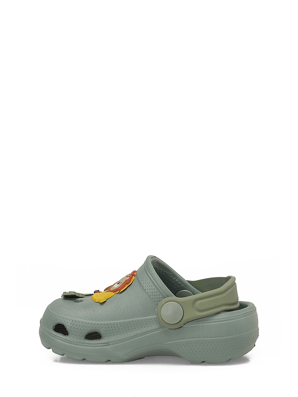 VELRO.B6FX Haki Erkek Bebek Sabo Terlik-2