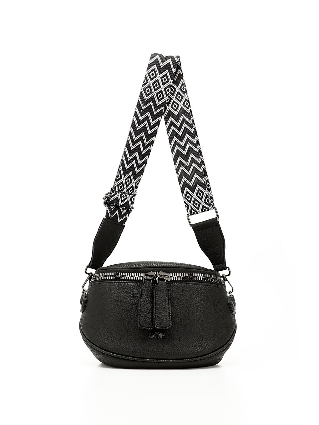 Mor Kadın ZÜMRÜT-SİYAH Uzun Askılı Omuz Çantası