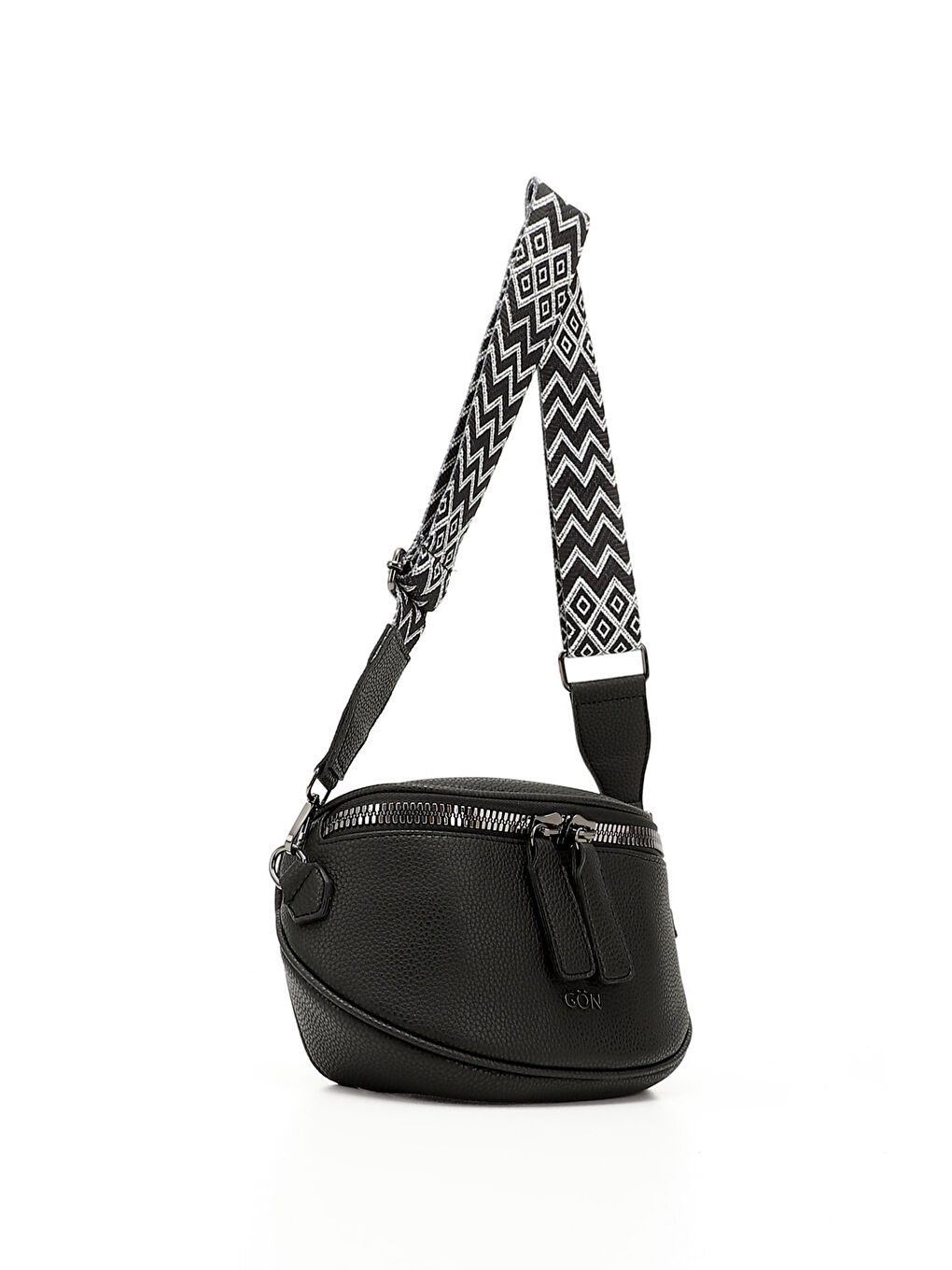 Mor Kadın ZÜMRÜT-SİYAH Uzun Askılı Omuz Çantası-2