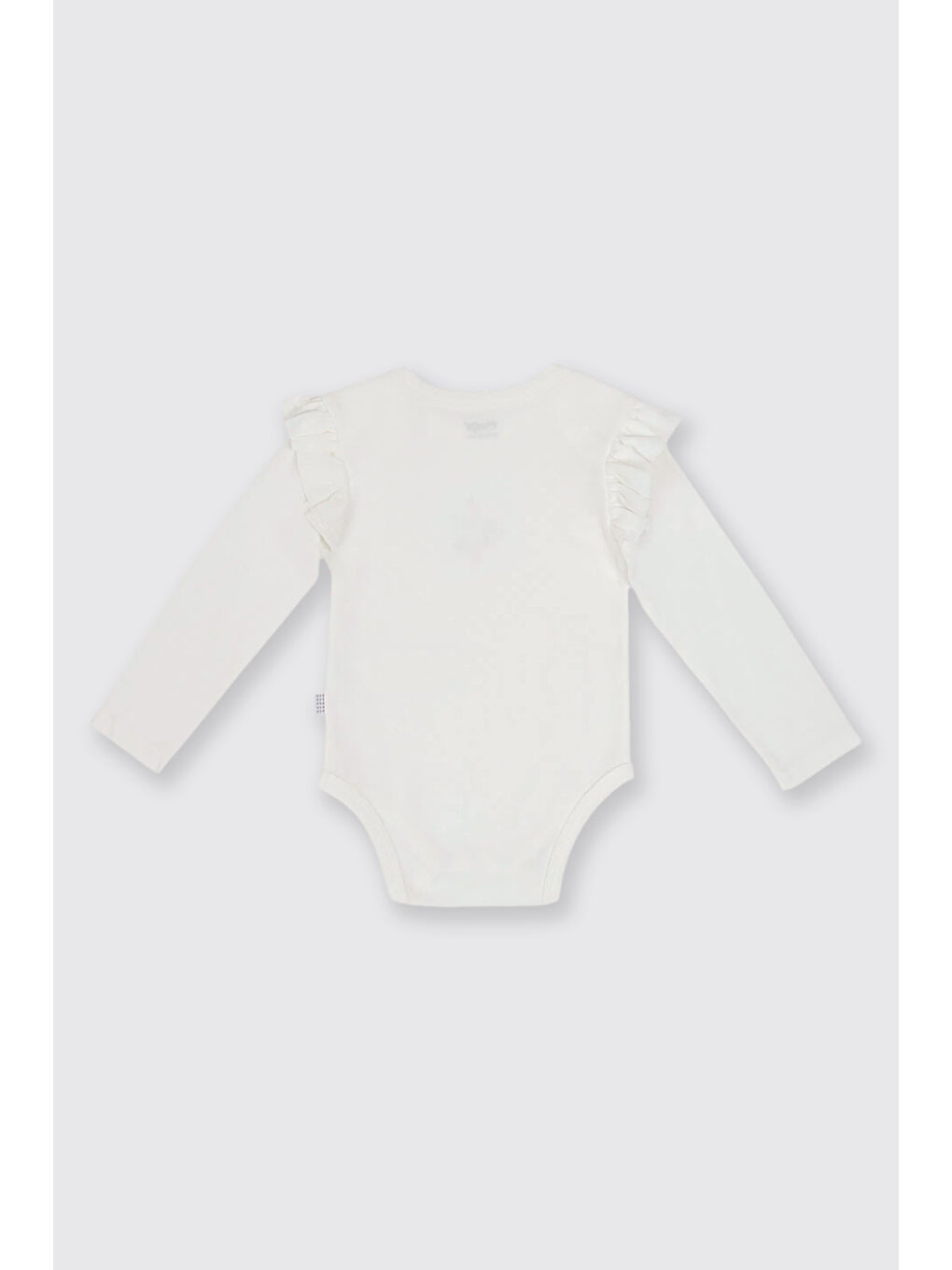 Yenidoğan Uzun Kollu Ekru Body-1