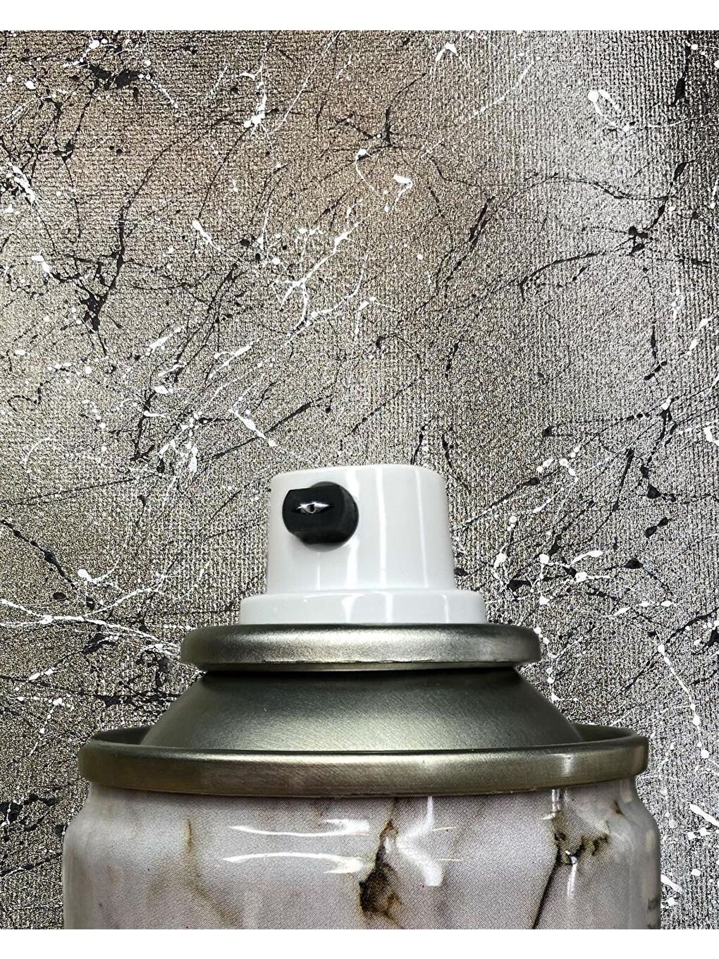Artdeco Akrilik Sprey Boya Mermer Efekti Siyah 200 ml - 1