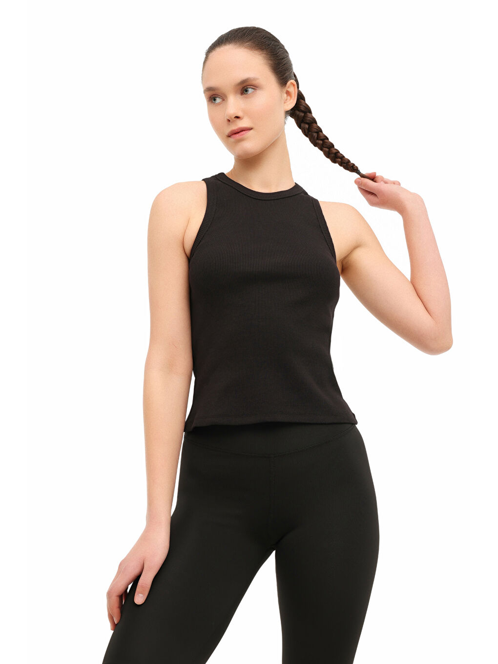 WB RIBPAM 10MDK208 5FX Siyah Kadın Atlet