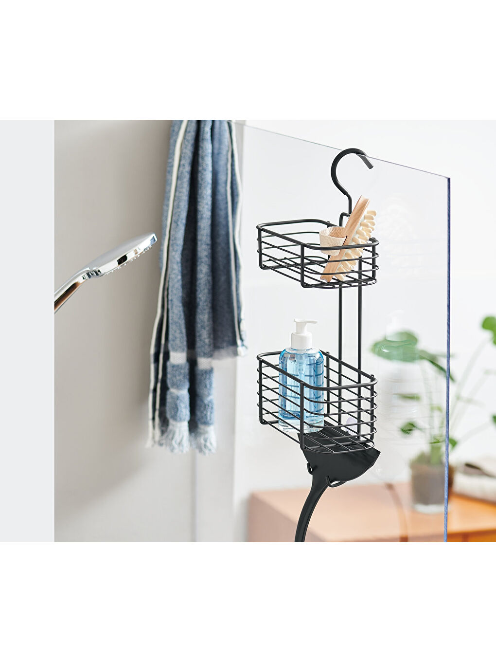 Renksiz Duş Rafı-1