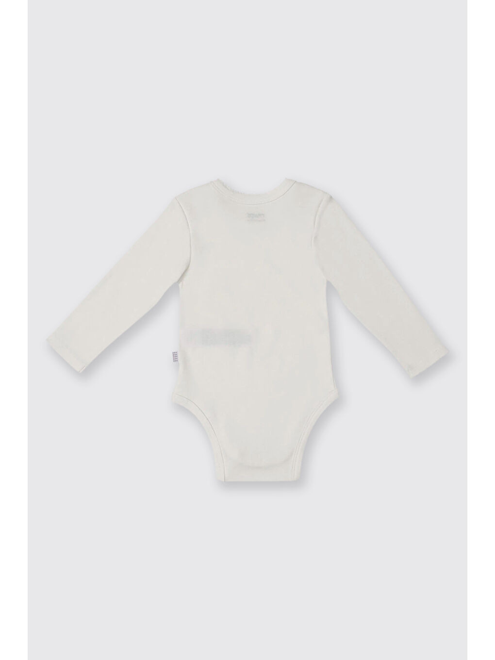 Kız Bebek Uzun Kollu Ekru Body-1