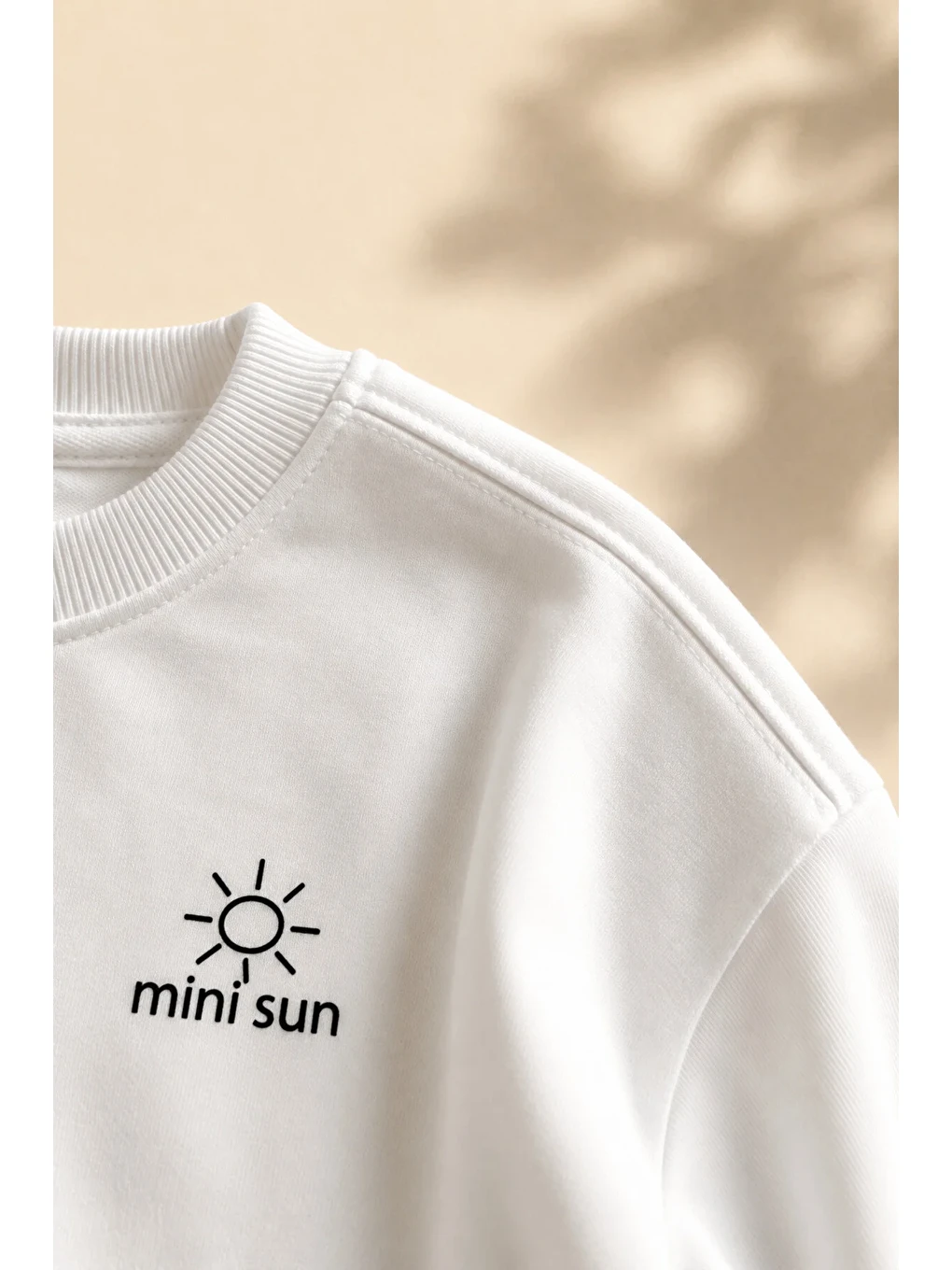 Siyah Unisex Çocuk Mini Sun Baskılı Oversize Tişört Şort Yazlık Takım 1-5 Yaş-4
