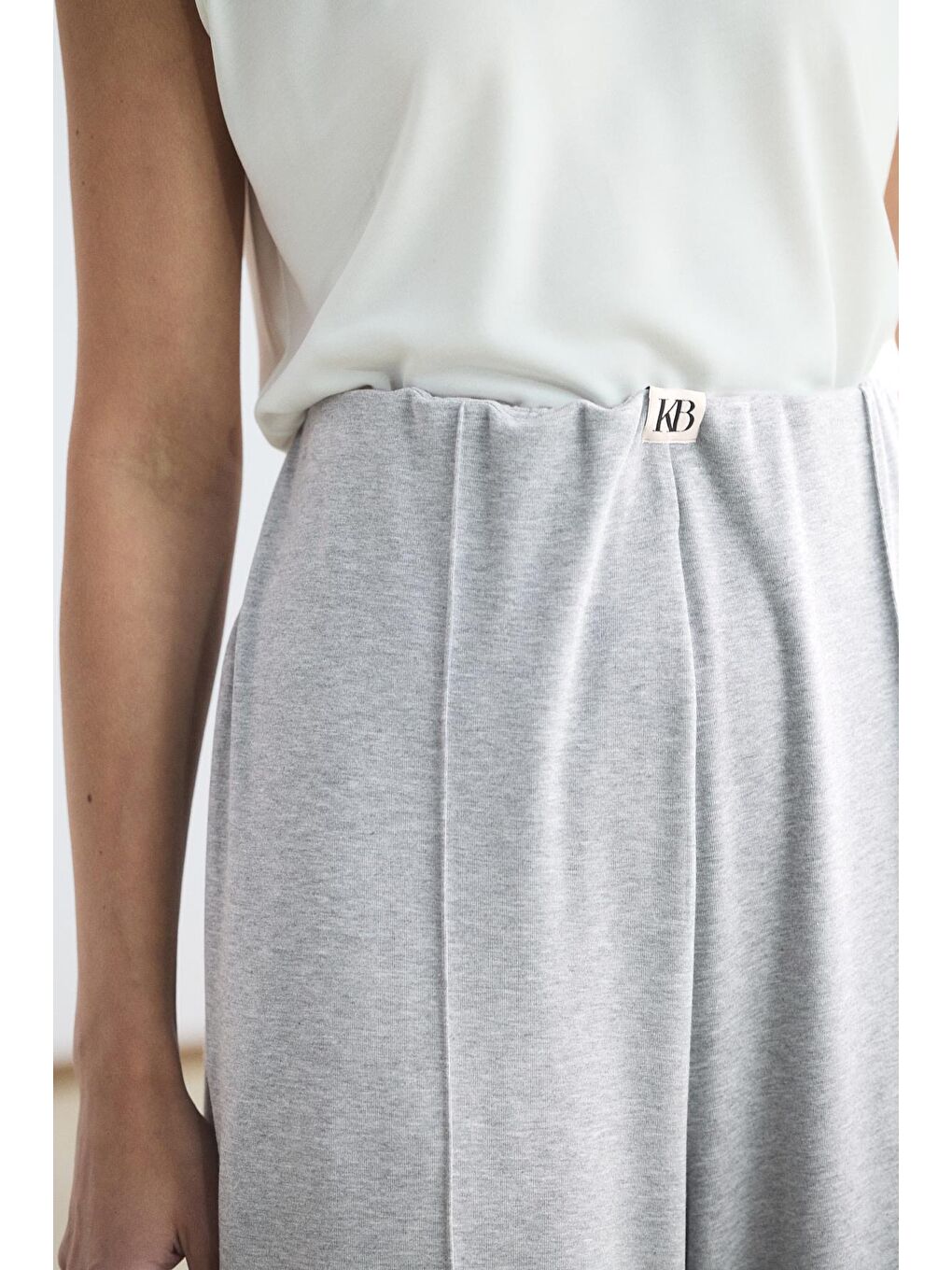 Modal Cupra Pantolon Gri Melanj-1