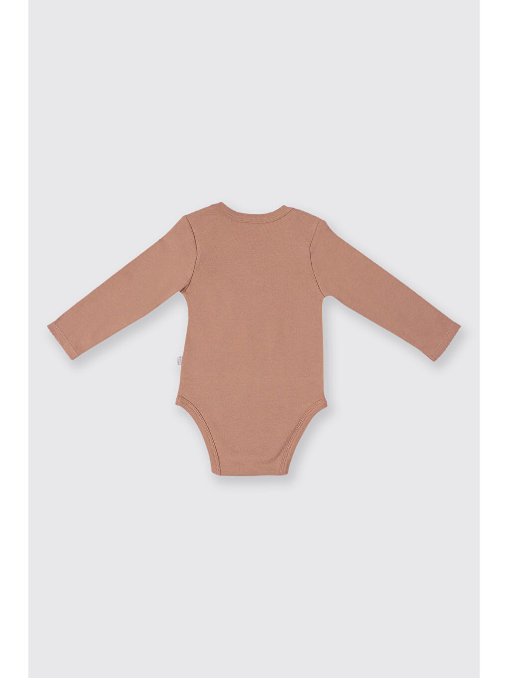 Pembe Kız Bebek Gül Uzun Kollu Body-1