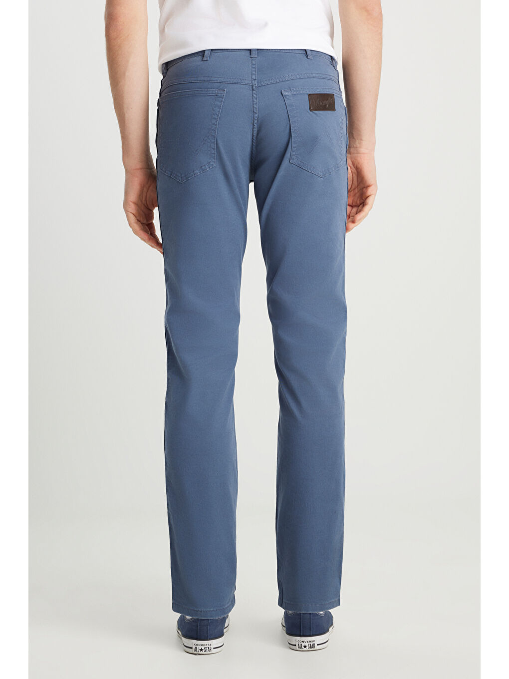 Yeşil Texas Straight Fit Esnek Mavi Pantolon-3