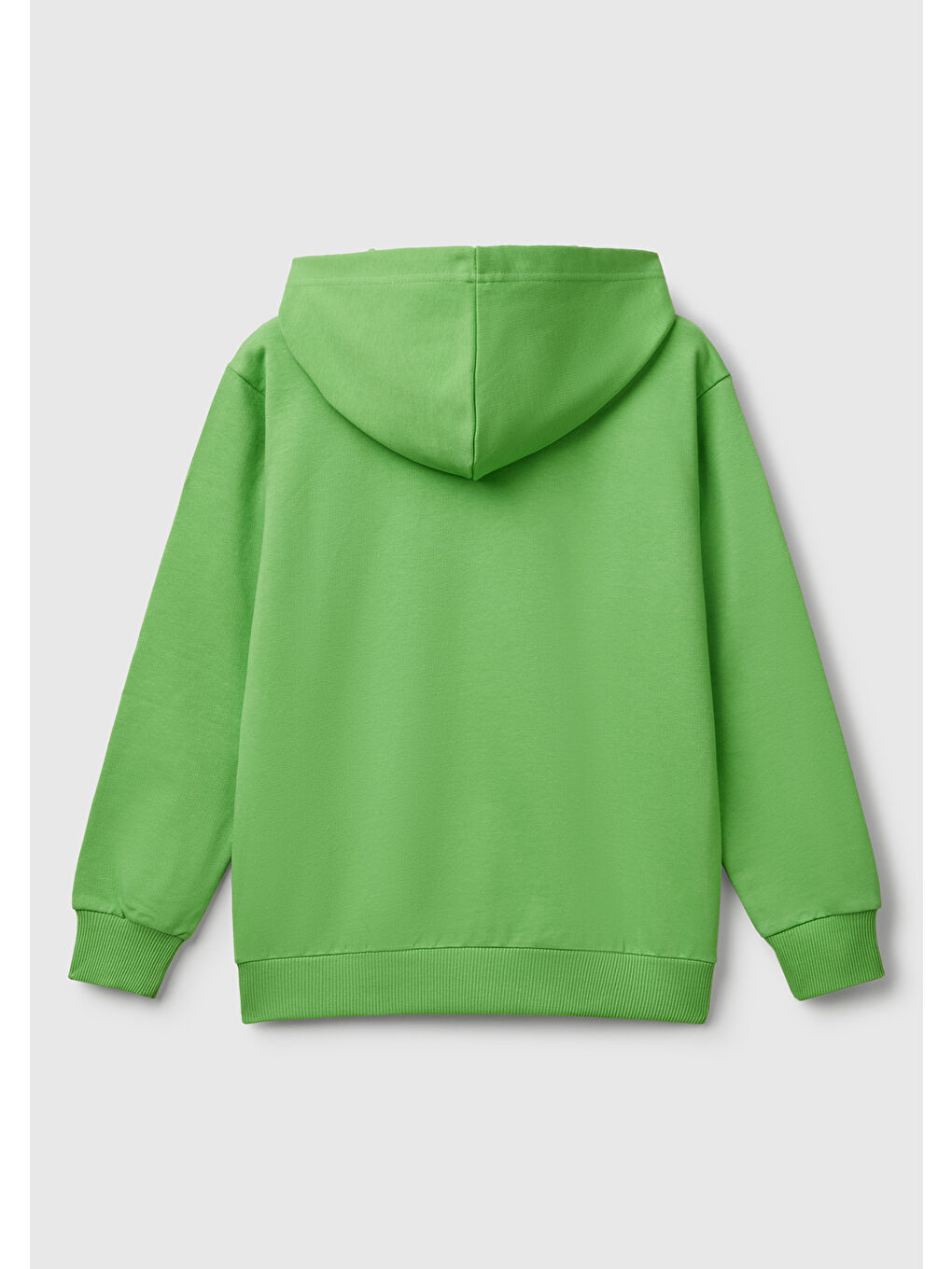 Erkek Çocuk Fıstık Yeşili Marvel Kahraman Baskılı Etiket Logolu Kapüşonlu Sweatshirt-1