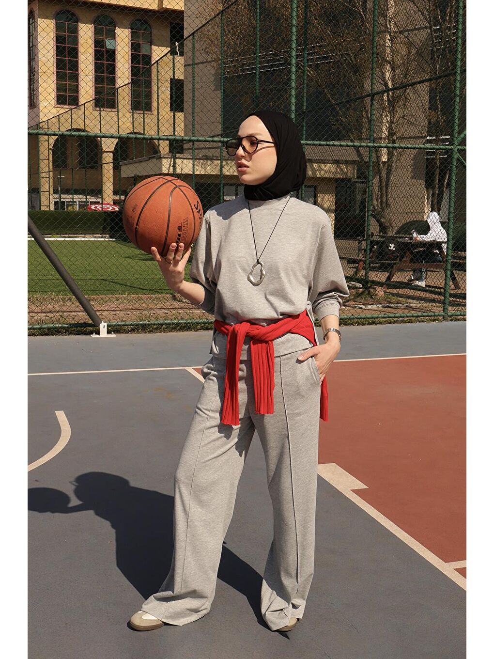 Modal Cupra Pantolon Gri Melanj-4