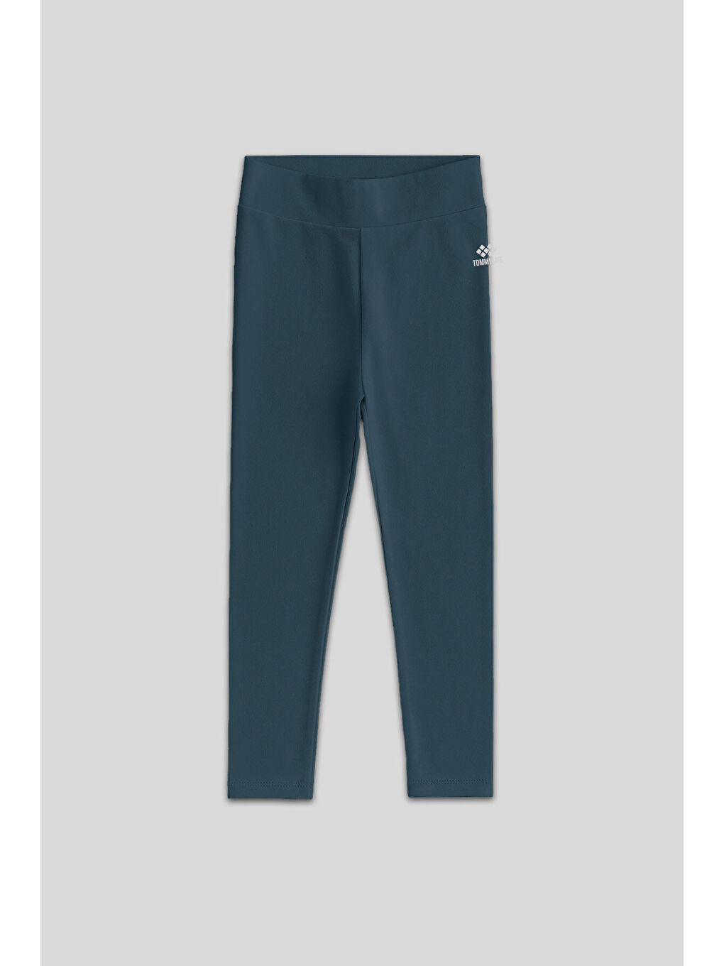 Orman Yeşili Yüksek Bel Dar Paça Kız Çocuk Tayt - 75047