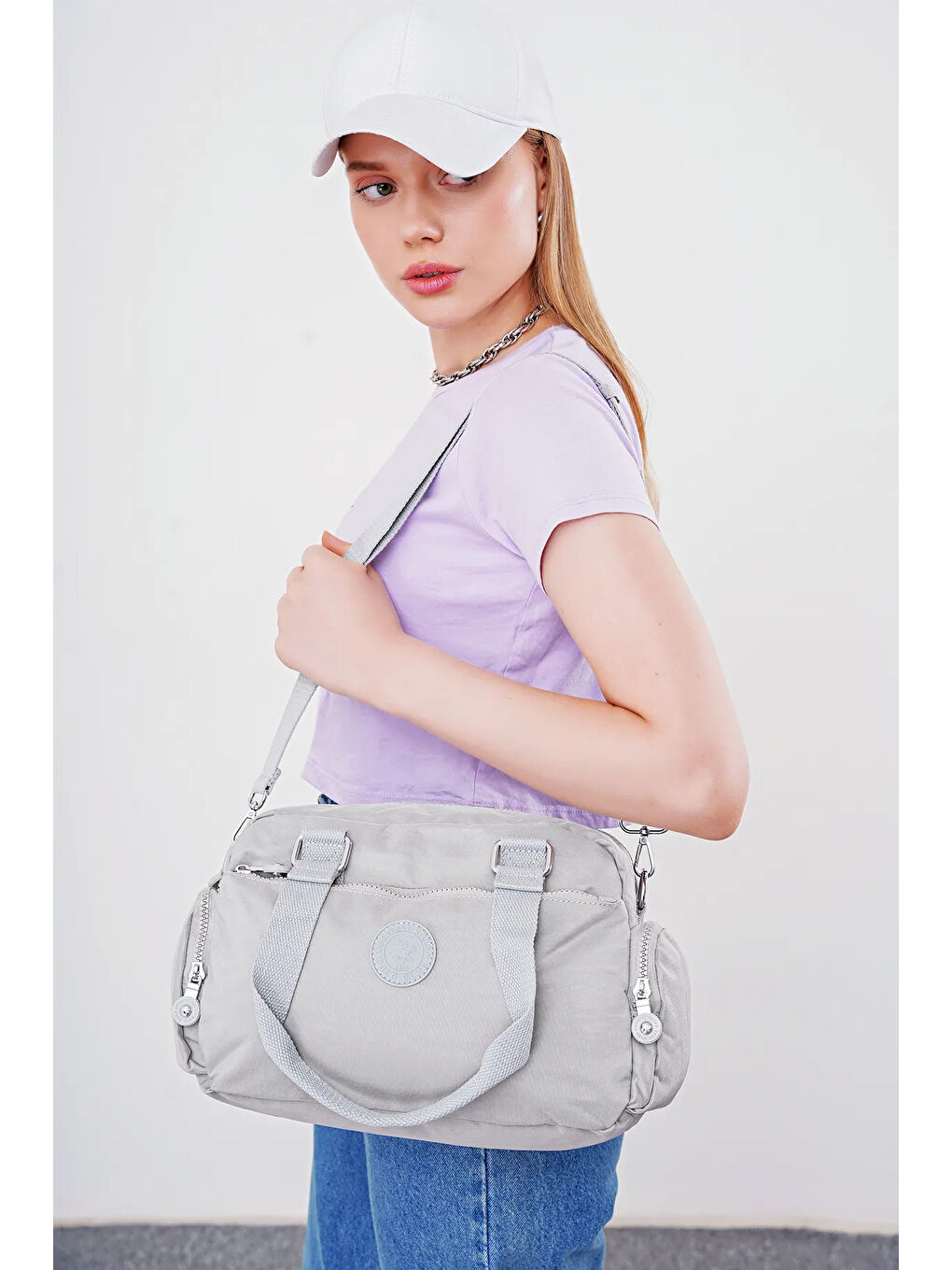 Gri Kadın Omuz Çantası BHPC6008-4