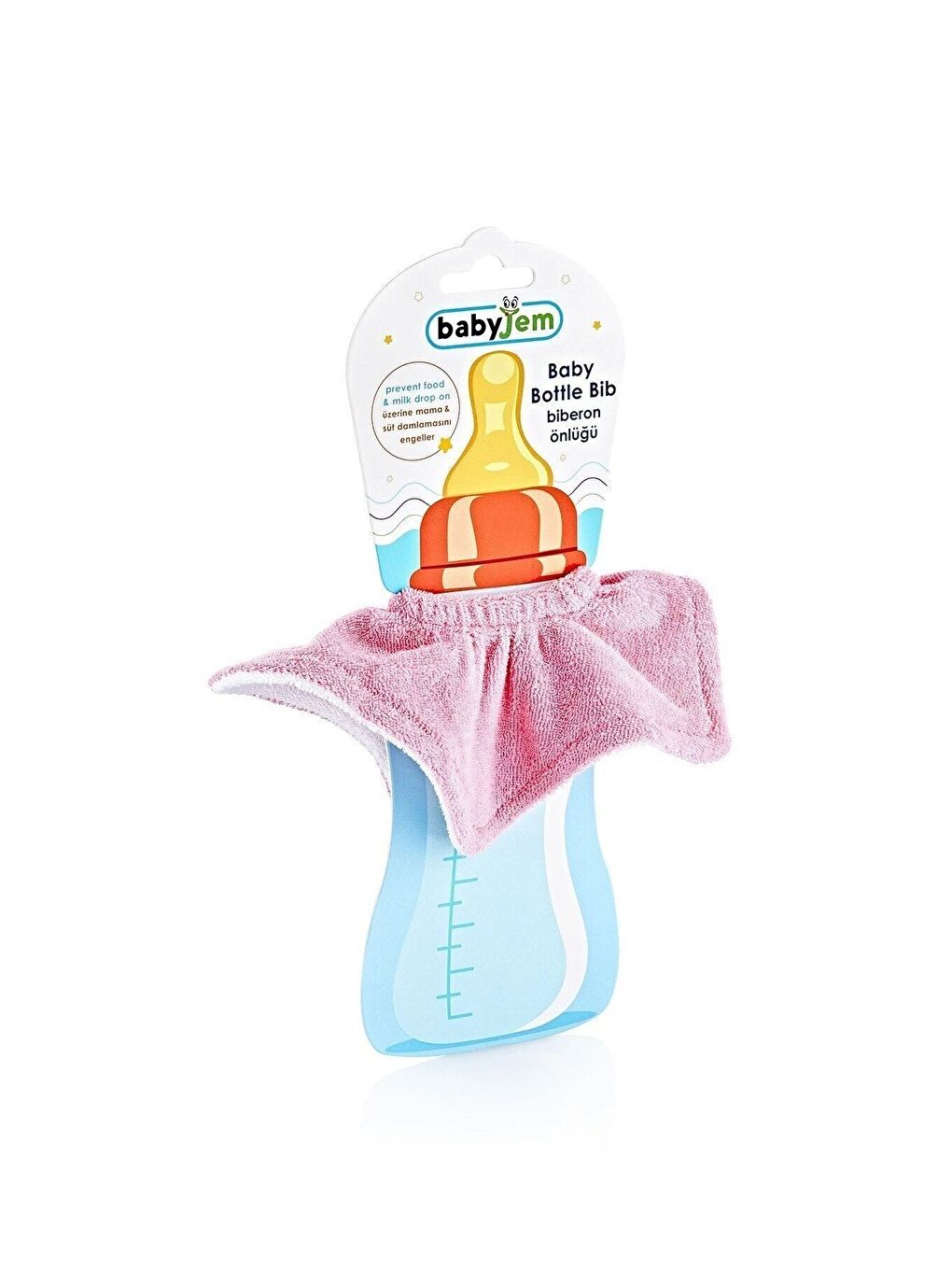 Koruyucu Biberon Önlüğü Pembe