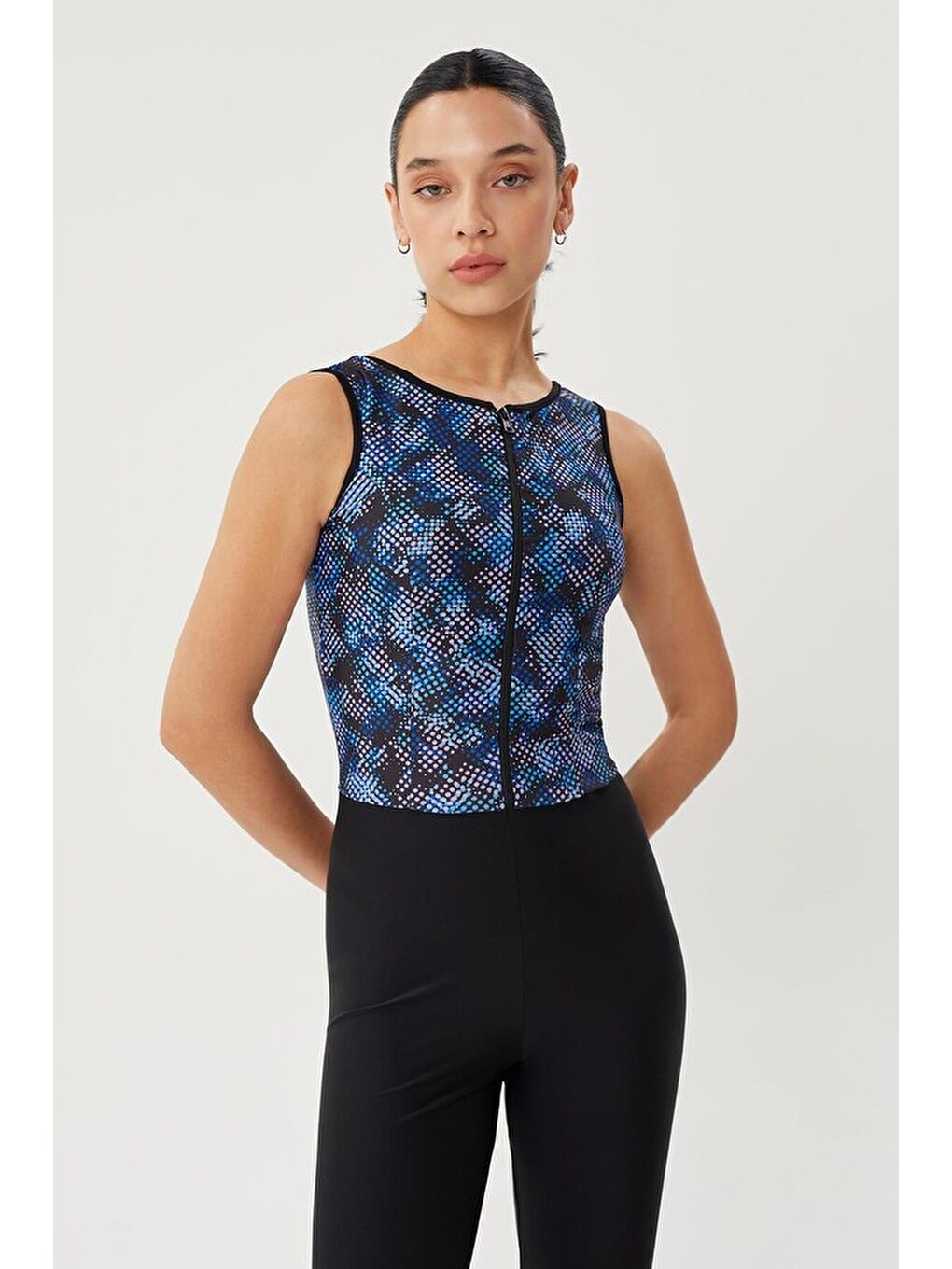 Uzun Şortlu Yüzücü Mayo Point 2444 Siyah-1