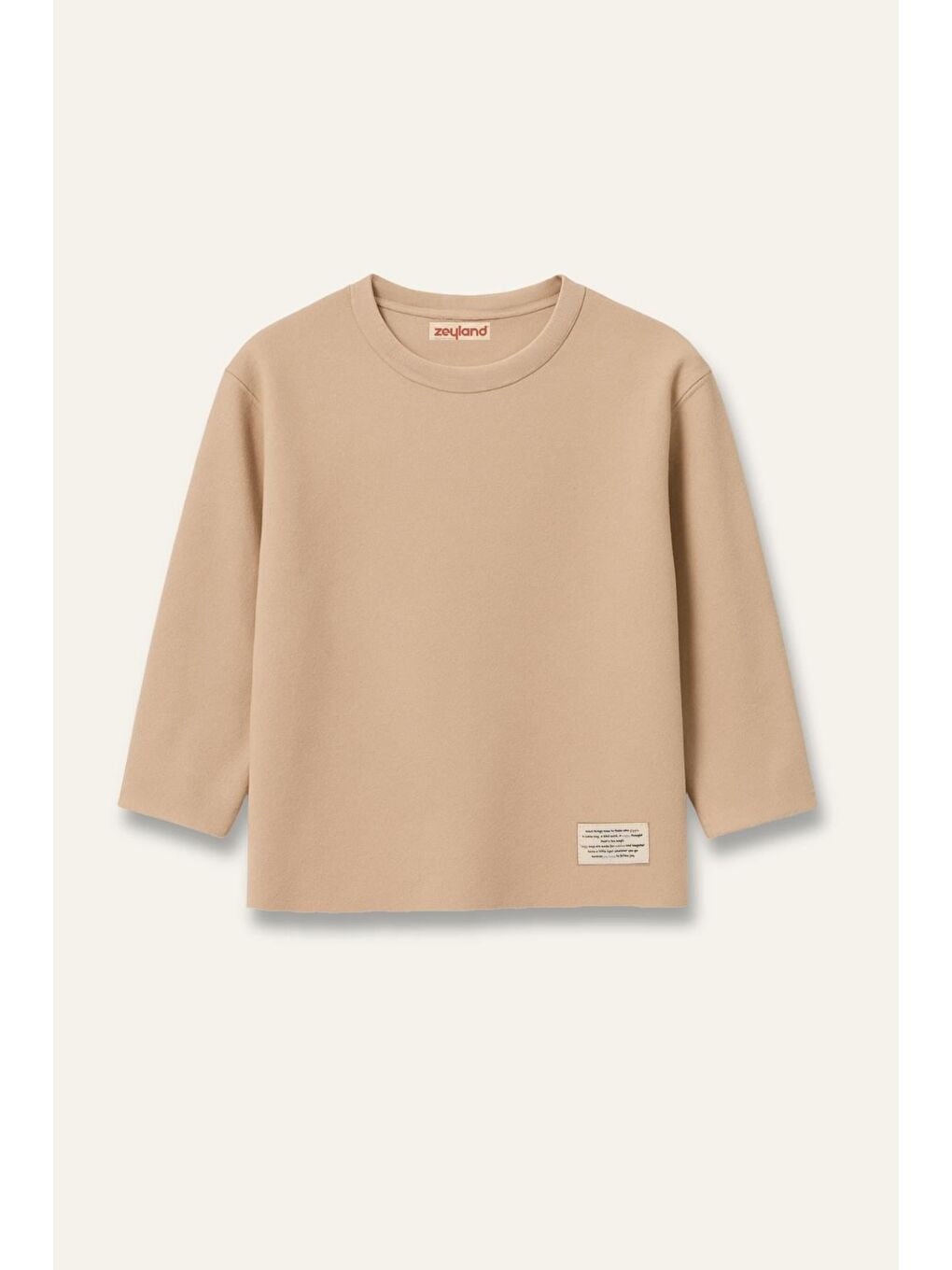 Unisex Çocuk Yumoş İkili Takım - Bej-1