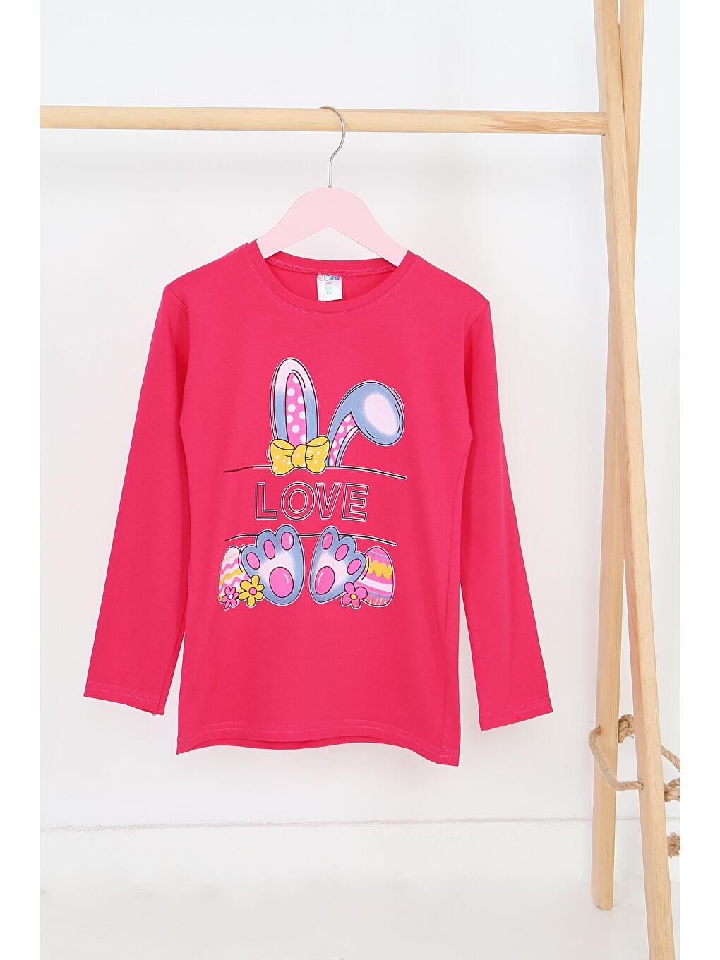 Fuşya Kız Çocuk Fusya Uzun Kollu Baskılı Penye Badi - 27700