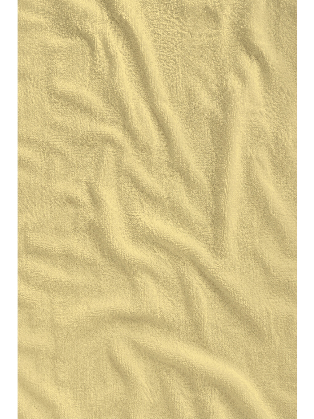Minimal Düz Pastel Sarı Tek Renk Desenli 70x150 Plaj Havlusu - Dijital Baskılı Solmaz Banyo Havlusu-2