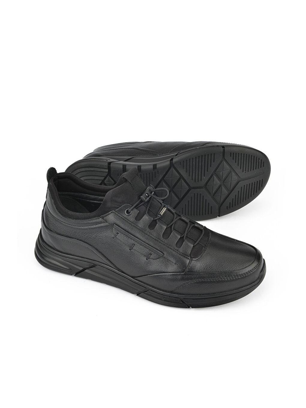 Erkek Hakiki Deri Ayakkabı 1531040ZK2212 Siyah-1