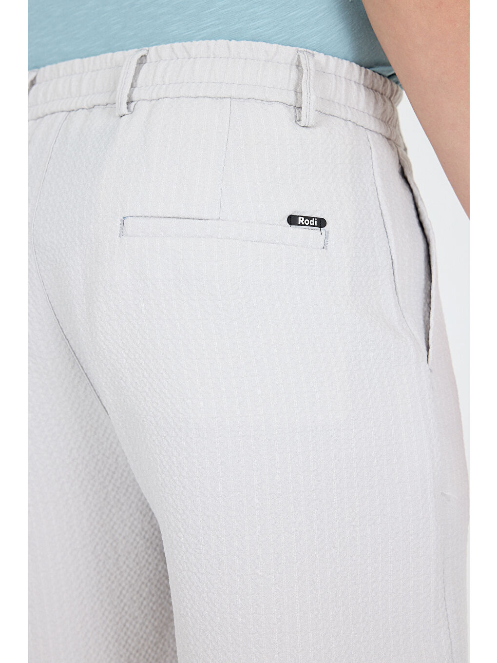 Bej Erkek Çizgili Cepli Yazlık Şort - Rahat Kalıp Spor ve Günlük Kullanıma Uygun Şort 2314-4