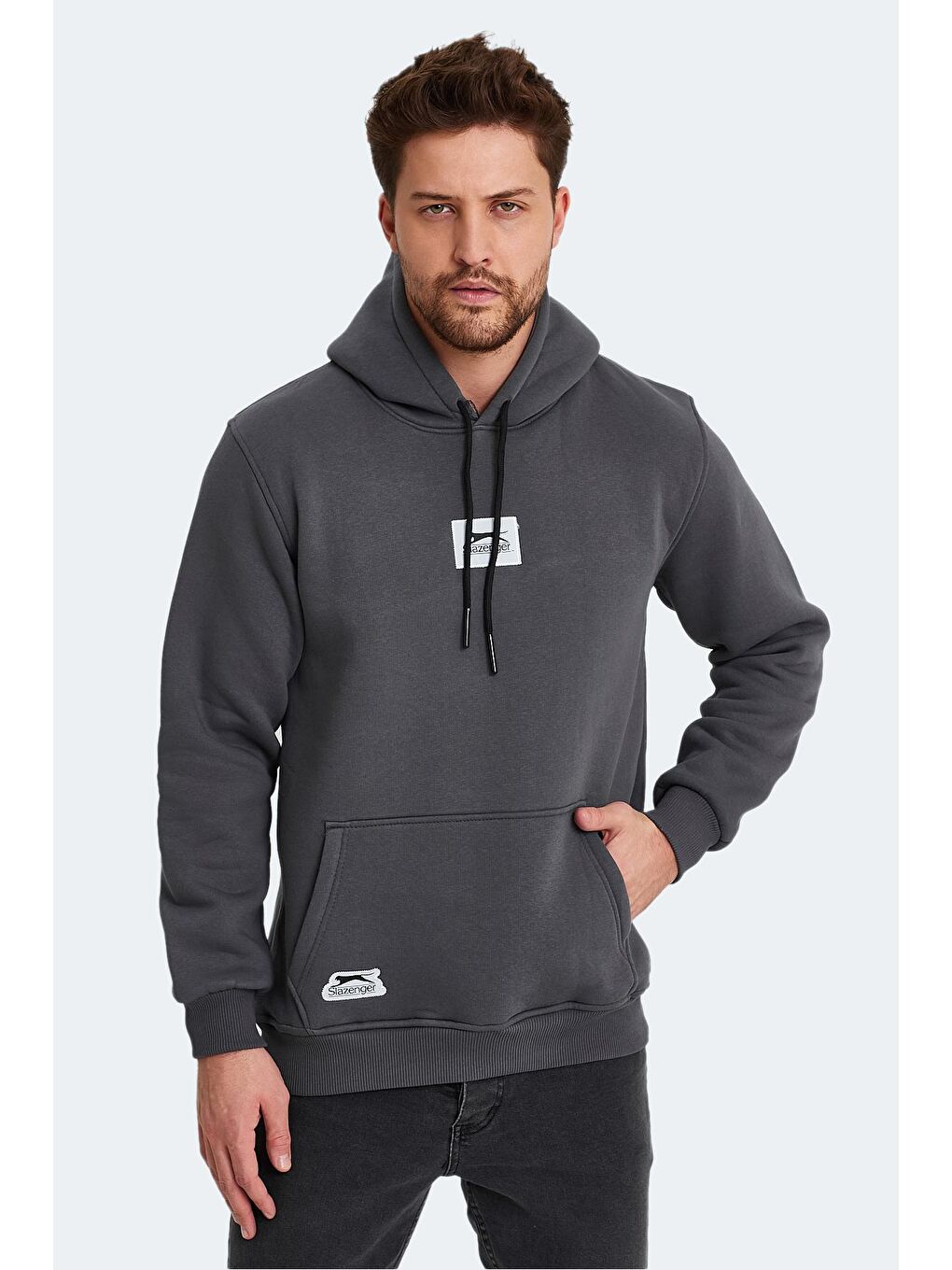 SLAZENGER Koyu Gri OPHIR I Erkek Sweatshirt Koyu Gri