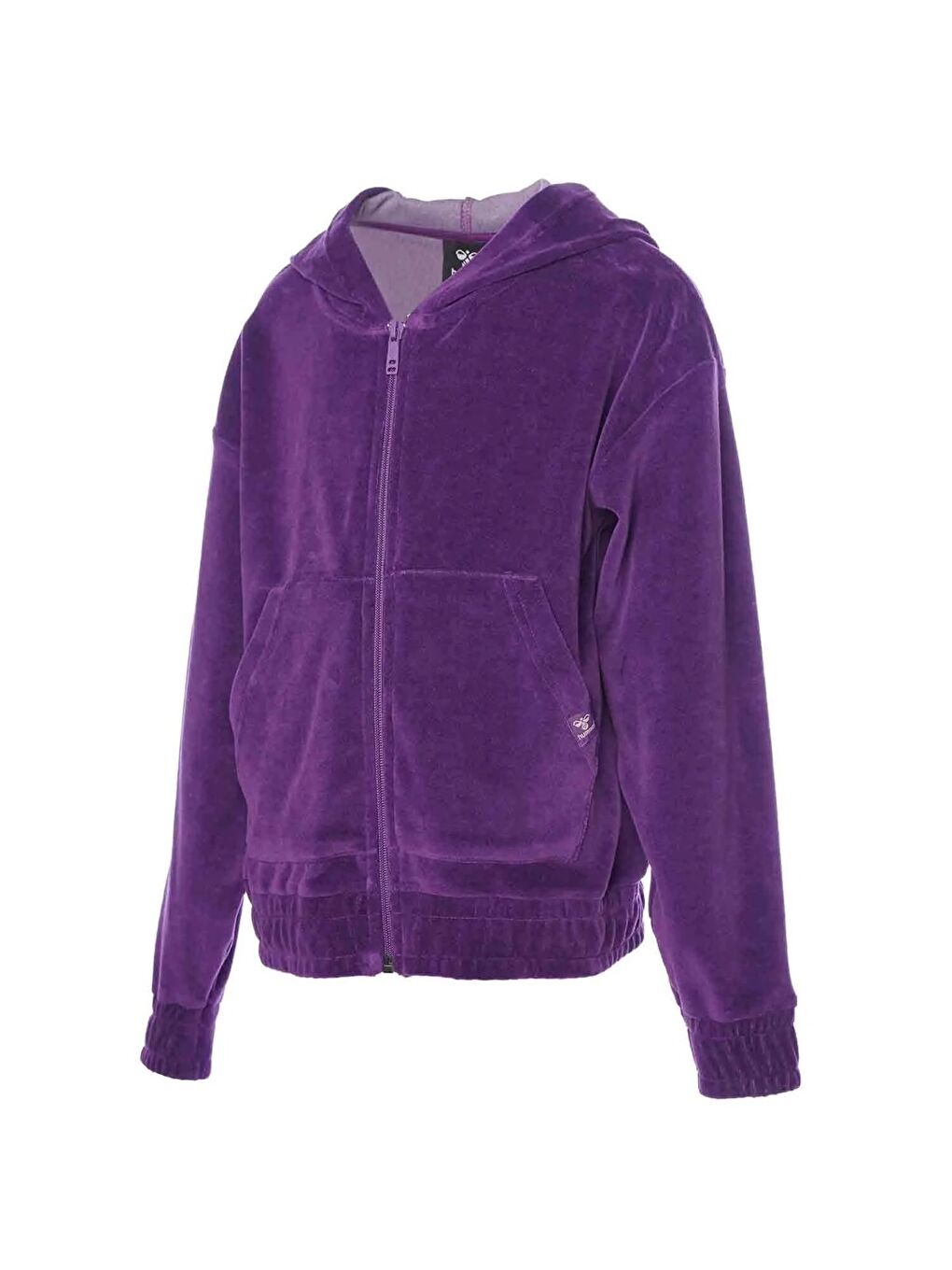 Hummel Zip Hoodie Edith Çocuk Mor Kapşüşonlu Fermuarlı Sweatshirt - 1