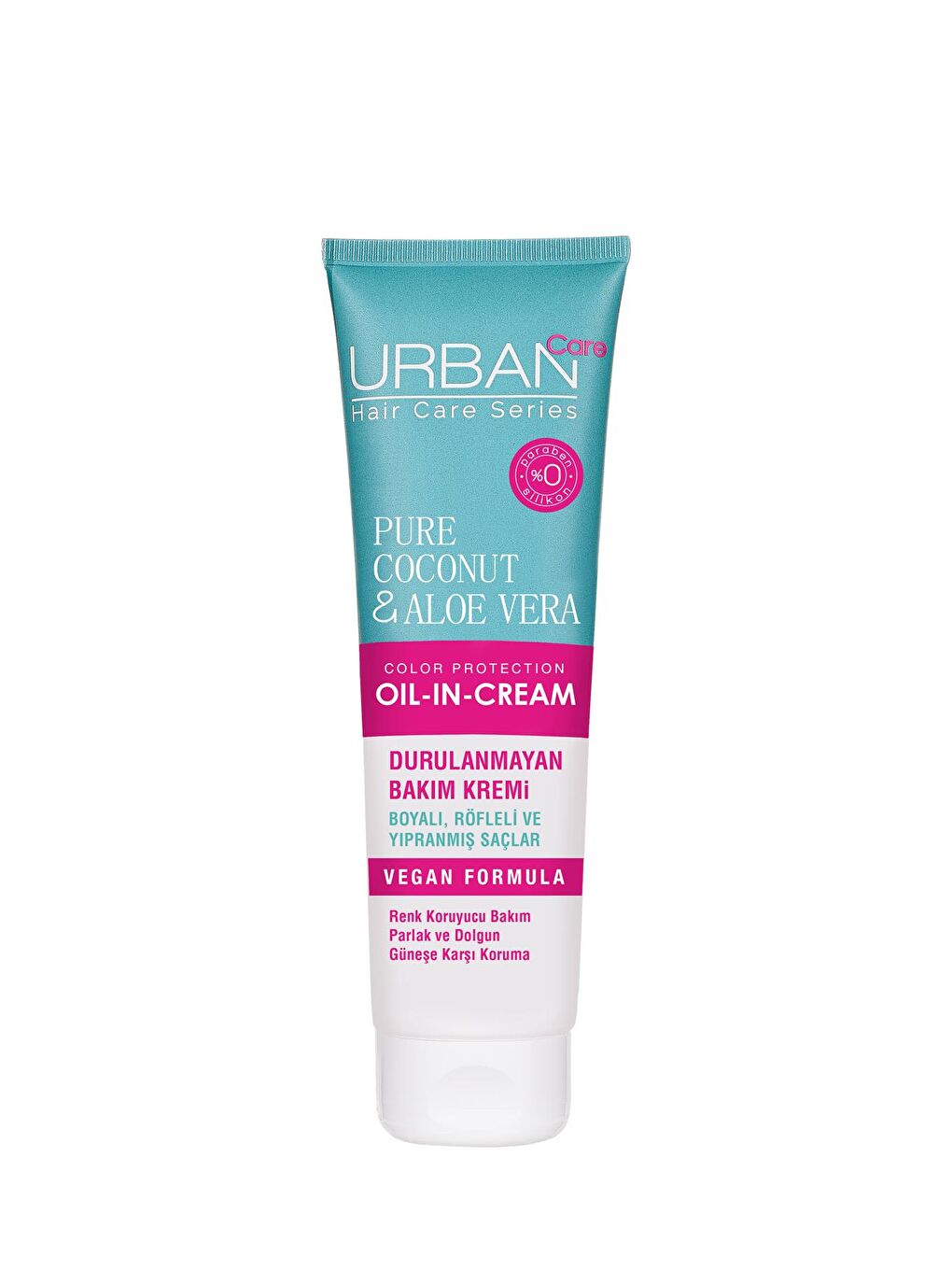 Urban Care Pure Coconut&Aloe Vera Boyalı Saçlar Renk Koruyucu Durulanmayan Saç Kremi-150ML-Vegan - 1