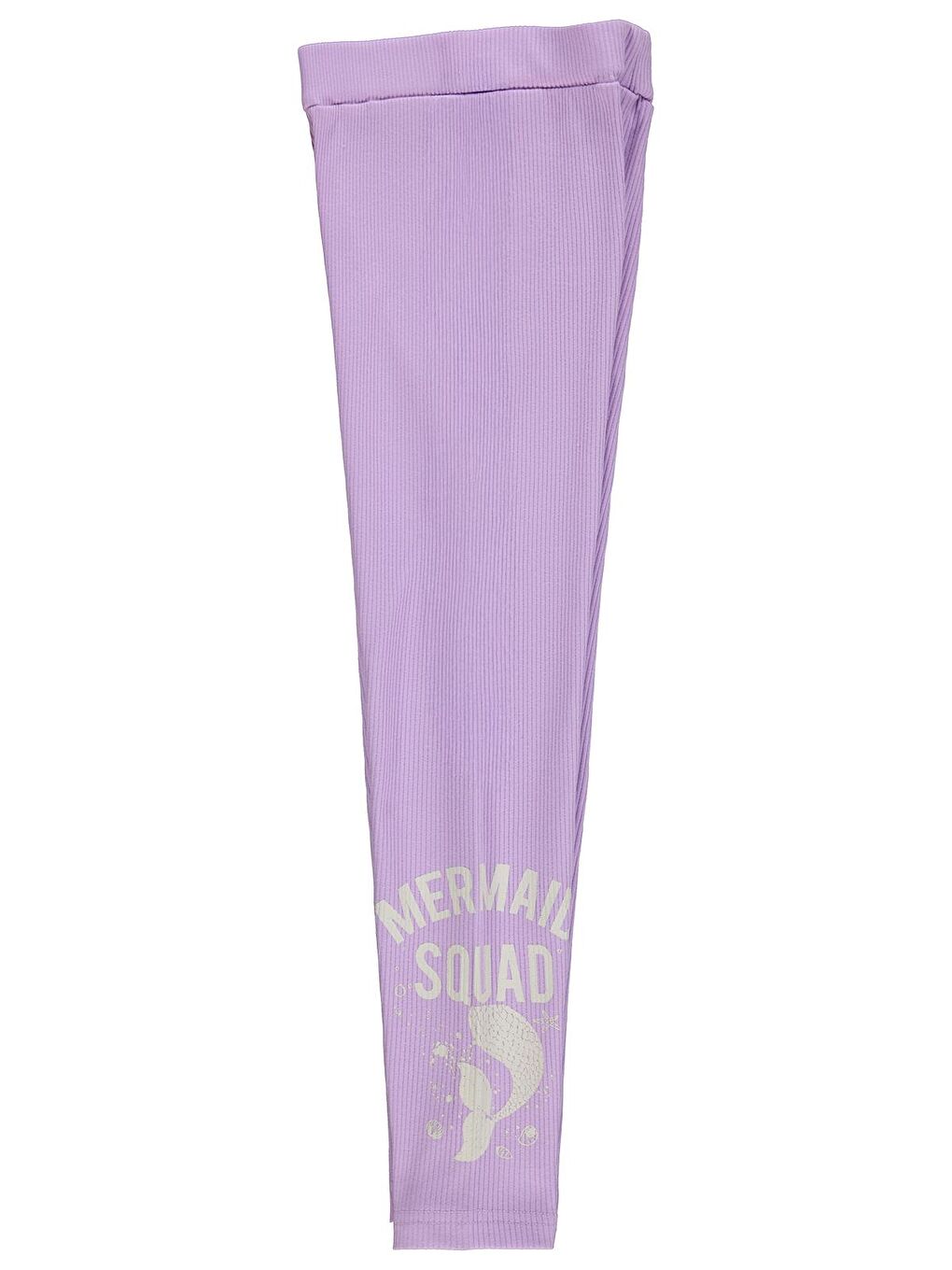 Girls Mermaid Baskılı 6-9 Yaş Tayt - Lila-1