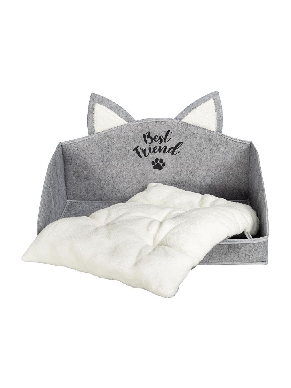 Kedi Köpek Yatağı Gri-2
