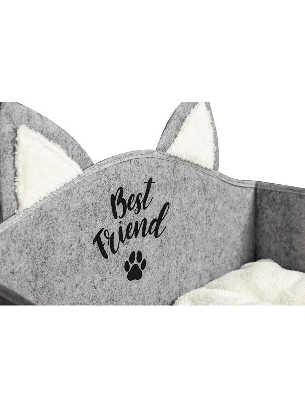 Kedi Köpek Yatağı Gri-3