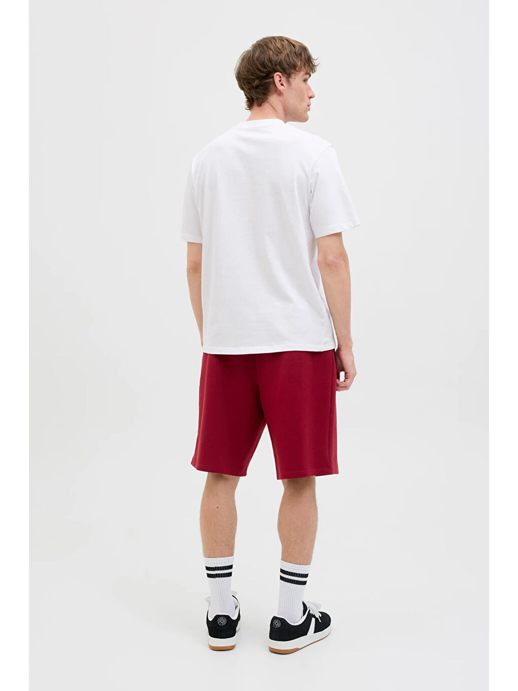 Beyaz Originals Jordia Baskılı Pamuklu Relaxed Fit Bisiklet Yaka %100 Pamuk Tişört 12286609-3