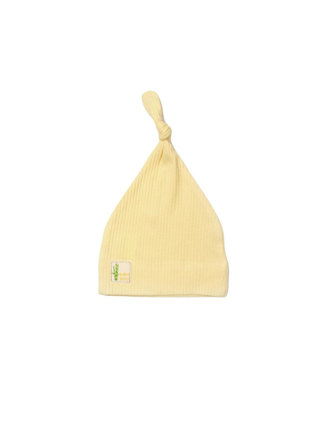 BabyCosy Organic Wear Sarı Bebek Şapka %50 Bambu - %50 Organik Pamuk