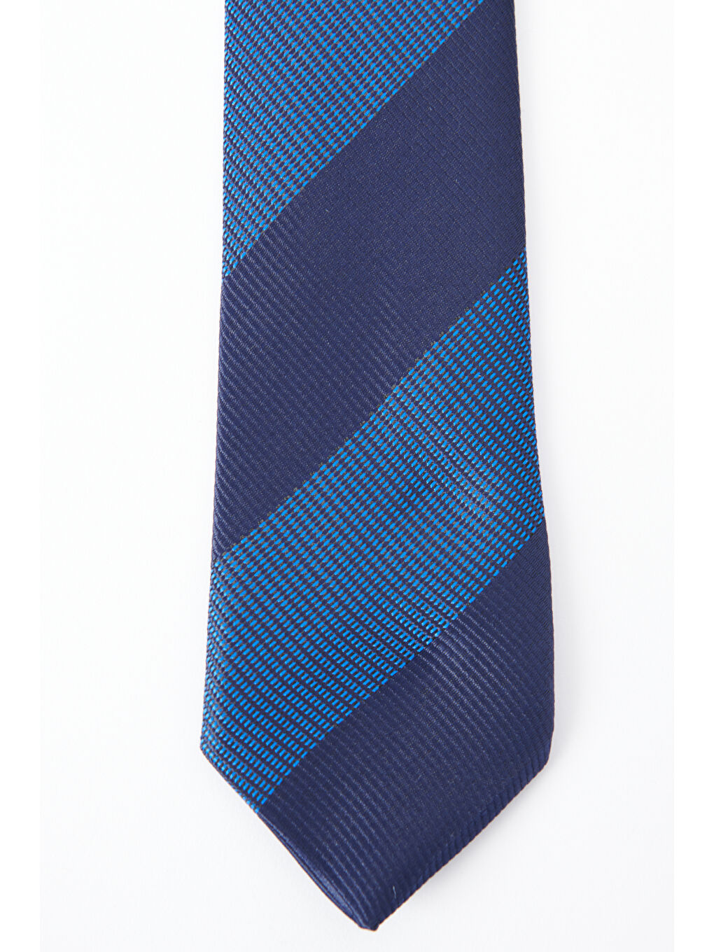 Erkek Antrasit-Lacivert Desenli Kravat-1