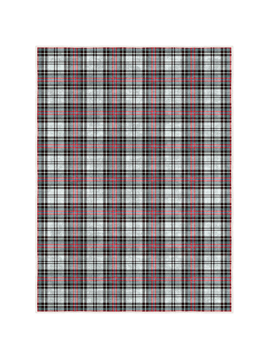 Gri Dekoratif Özel Tasarım Yıkanabilir İnce Kaymaz Tabanlı Modern Halı KECE FR13