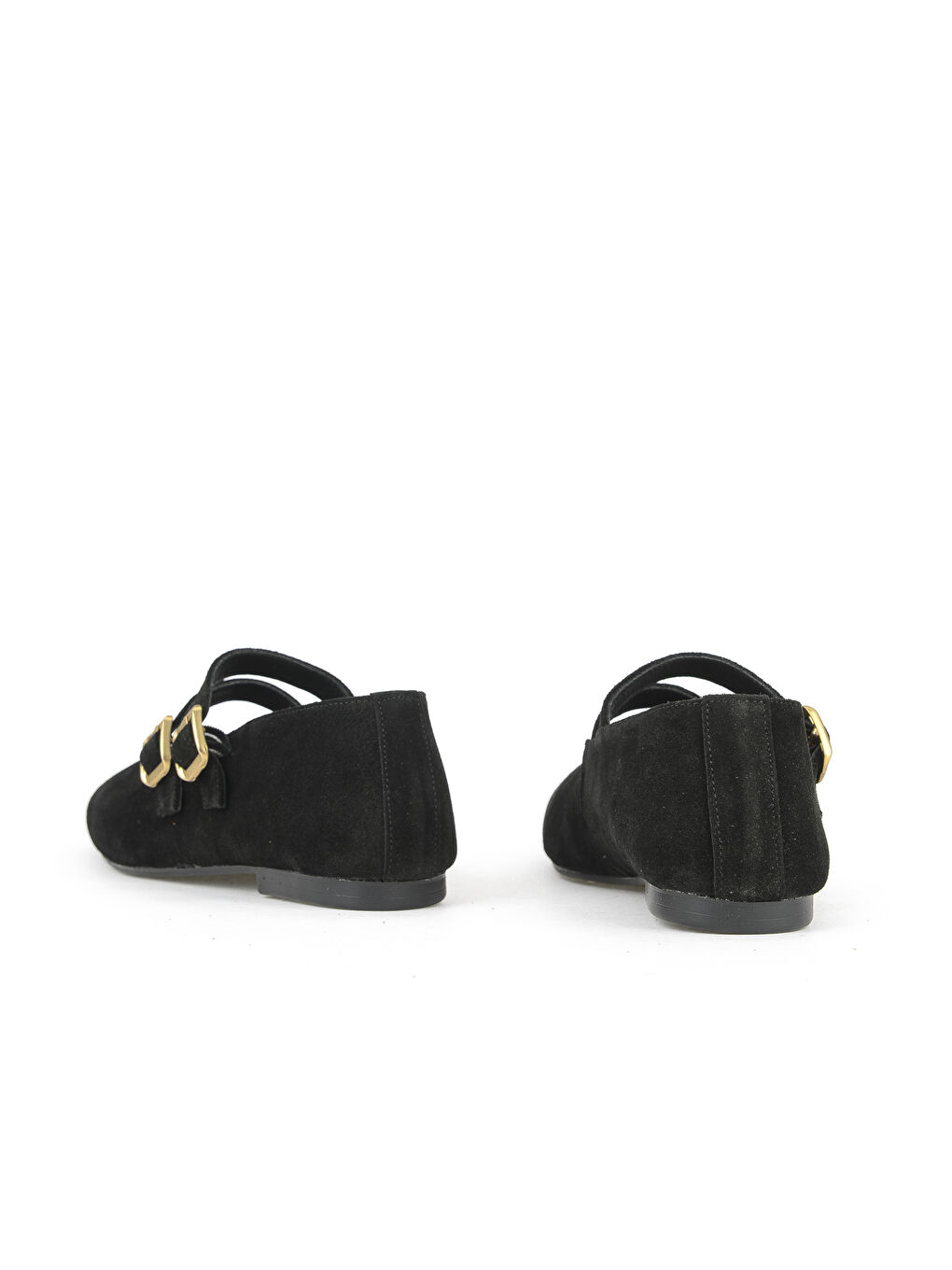 Kadın Hakiki Deri Babet 153111Z4083 Siyah-2