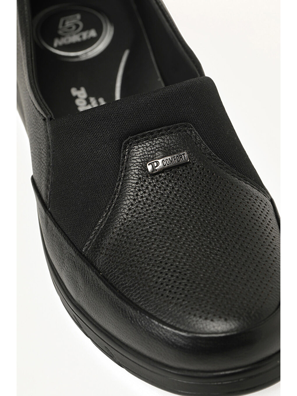 105718.Z6FX Siyah Kadın Düz Ayakkabı-6