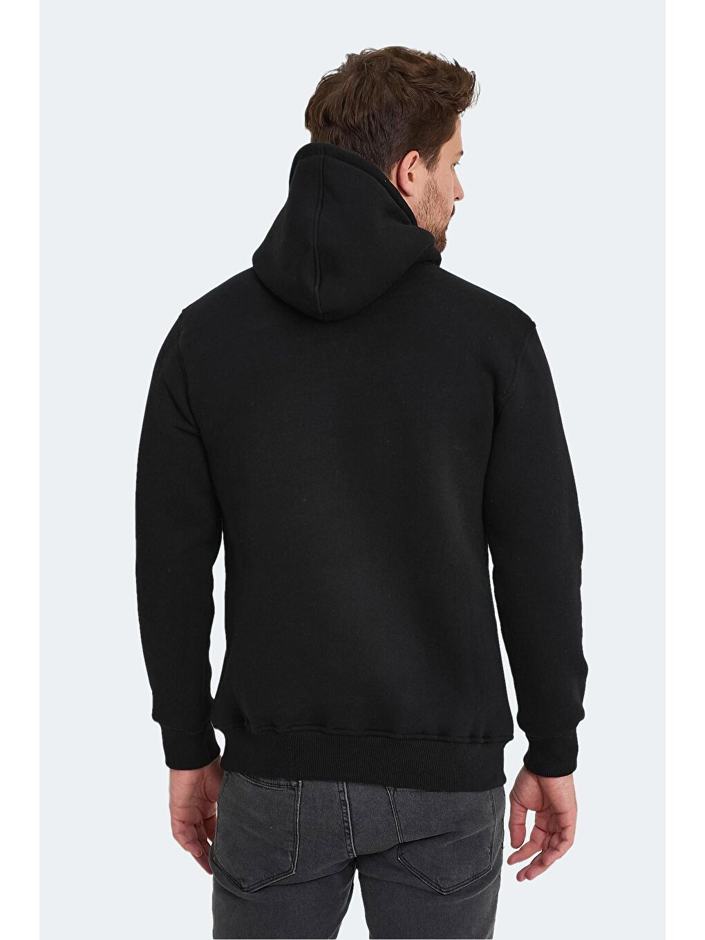 SLAZENGER Siyah Erkek Sweatshirt Siyah - 1