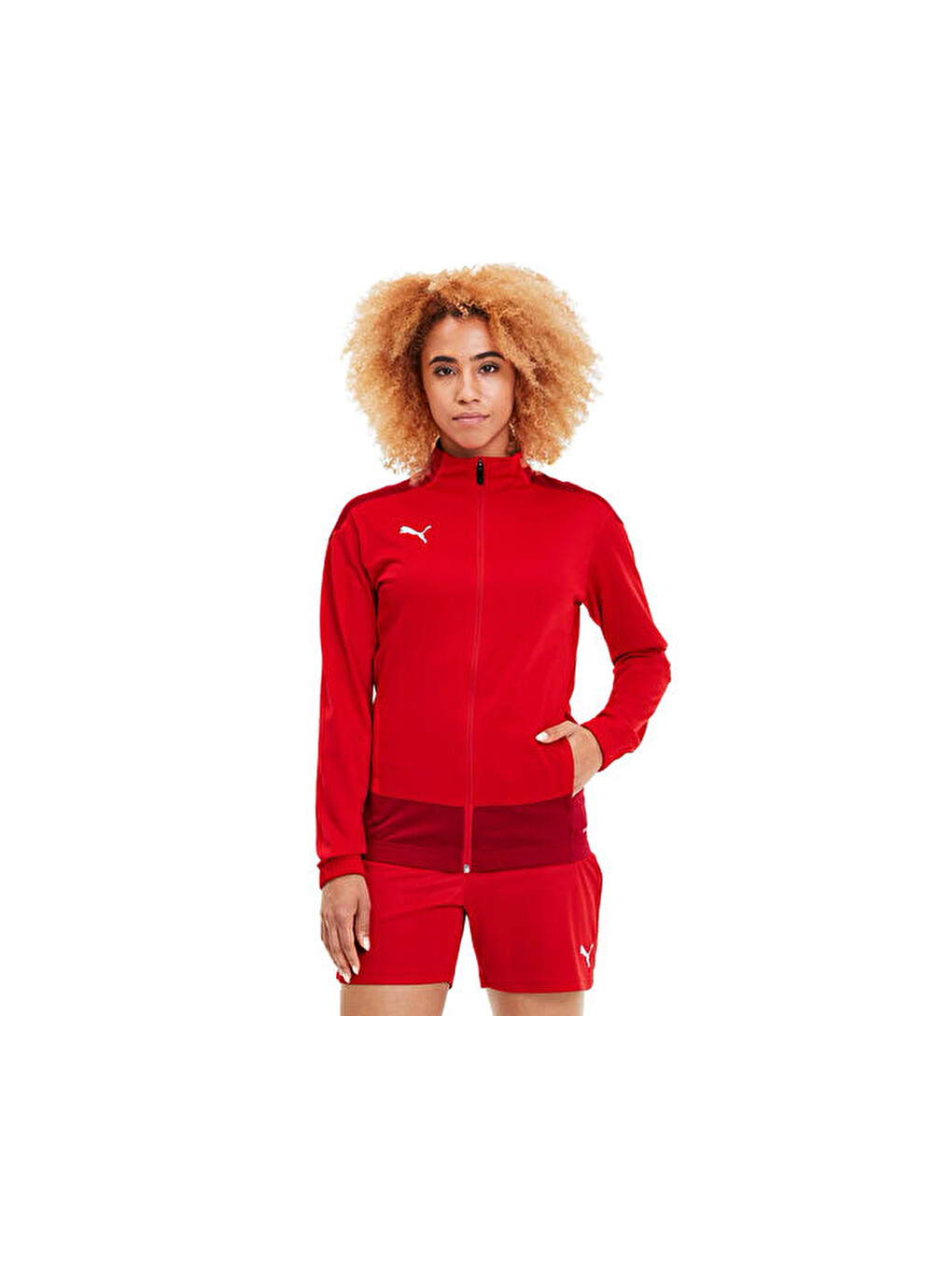 Teamgoal 23 Training Jacket W Kadın Futbol Antrenman Ceketi 65693901 Kırmızı-2