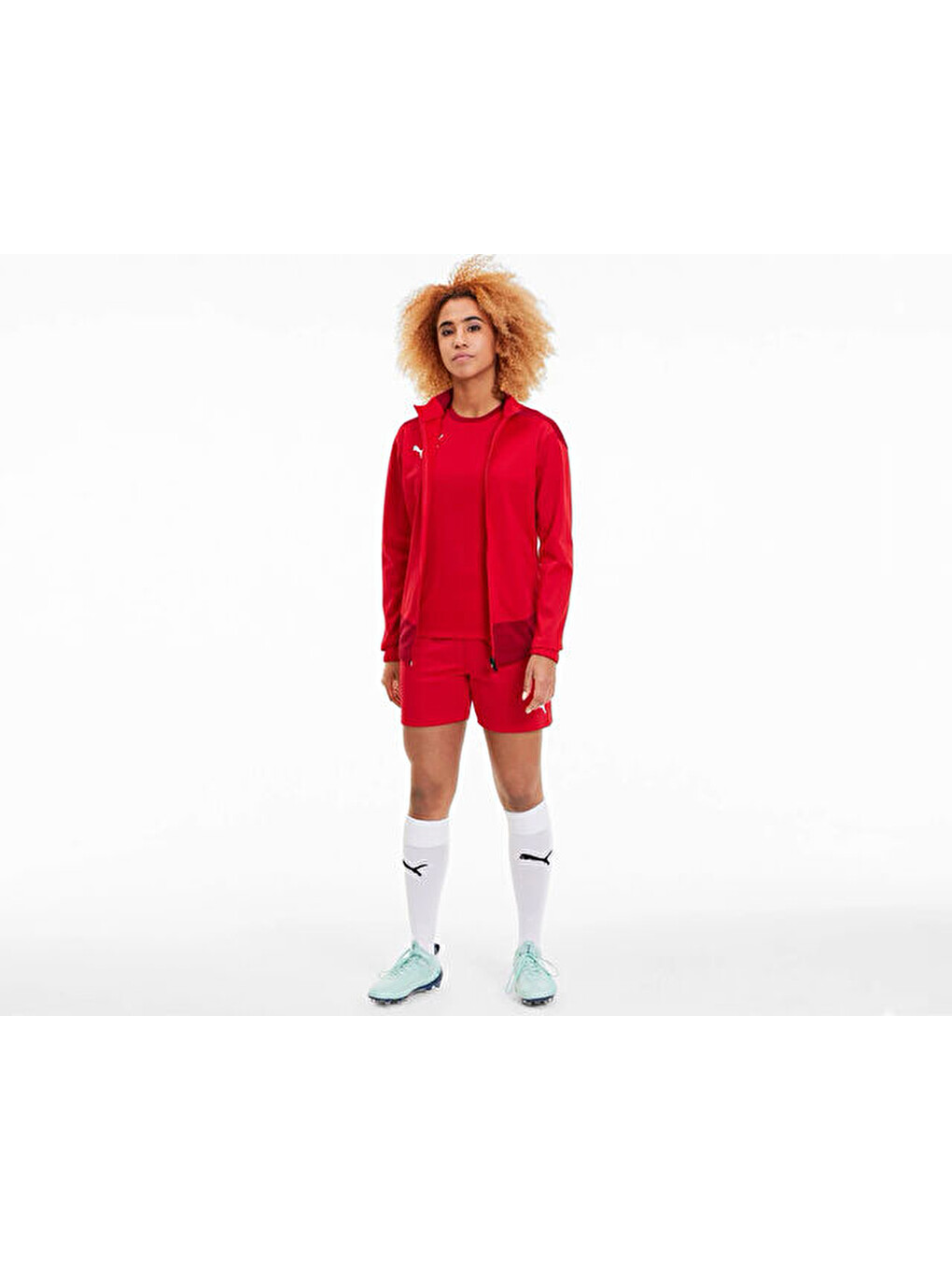 Teamgoal 23 Training Jacket W Kadın Futbol Antrenman Ceketi 65693901 Kırmızı-4