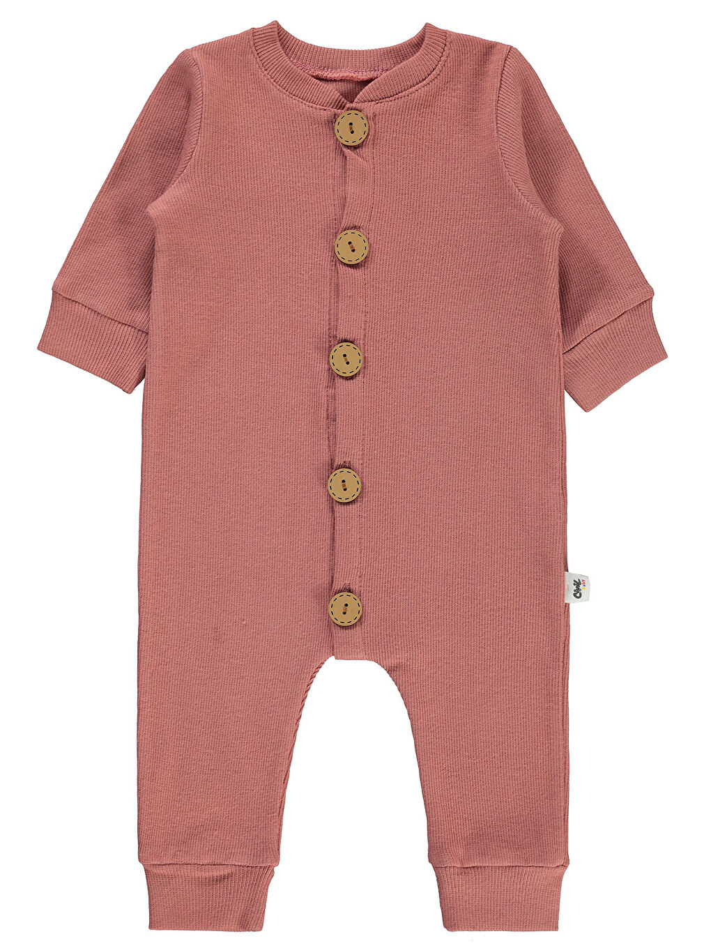 Pembe Baby Bebek Patikli Tulum 1-6 Ay Gül Kurusu