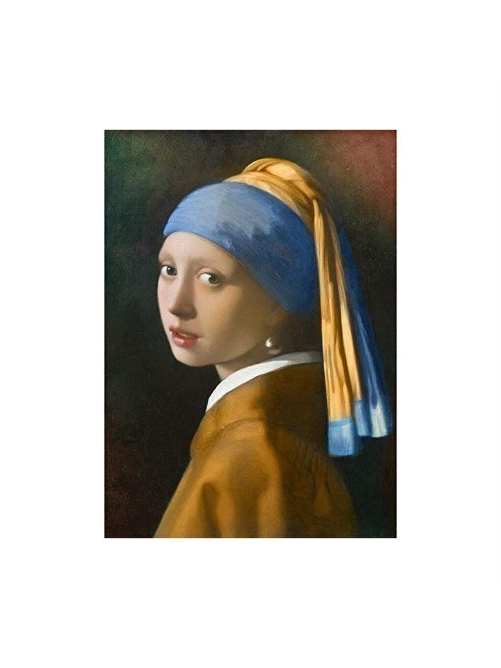 Blue Focus Karışık 1000 Parça Puzzle Girl with a Pearl Earring (İnci Küpeli Kız) - 1