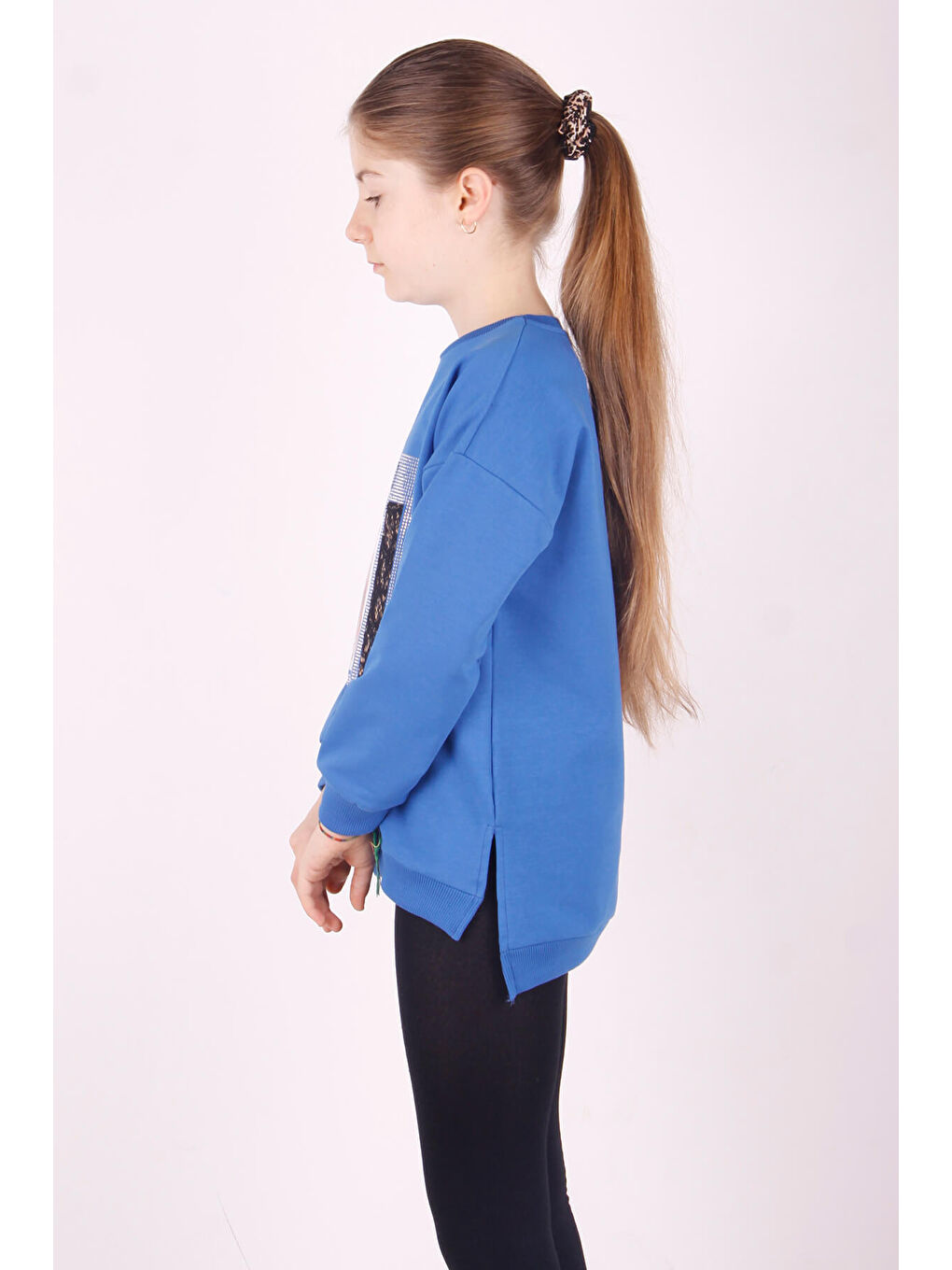 Mavi Kız Çocuk Studio Baskılı Sweatshirt-4