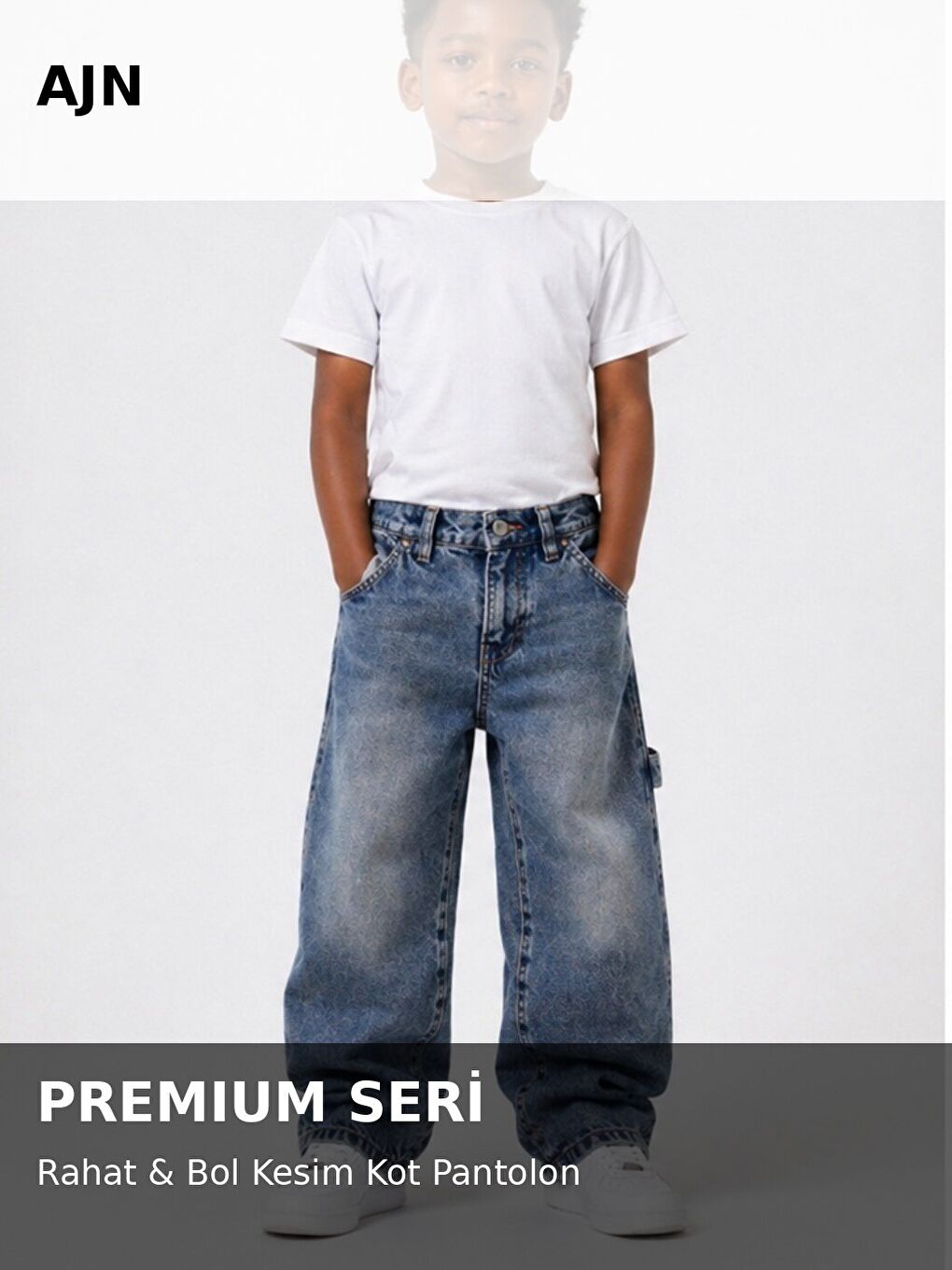 Mavi Kids Baggy Fit Erkek Çocuk Jean Pantolon-1