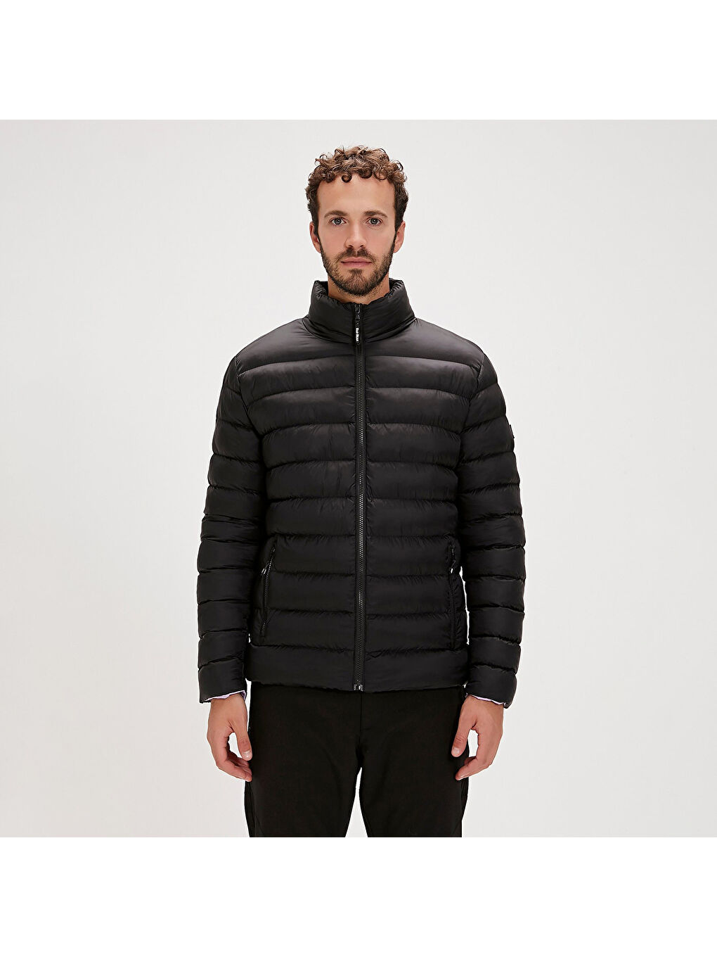 Boss Puffer Erkek Siyah Şişme Mont