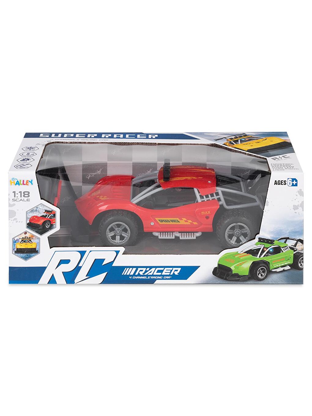 Seher Oyuncak 1:18 Uzaktan Kumandalı Yarış Arabası Şarjlı - Kırmızı-2