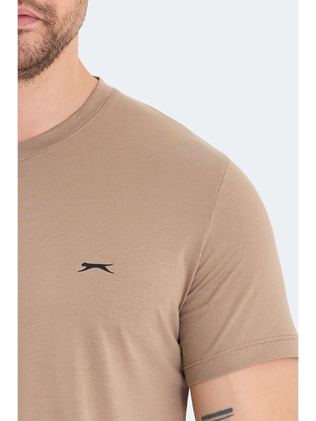 Kahverengi RIVALDO Erkek Tişört Kahve-4