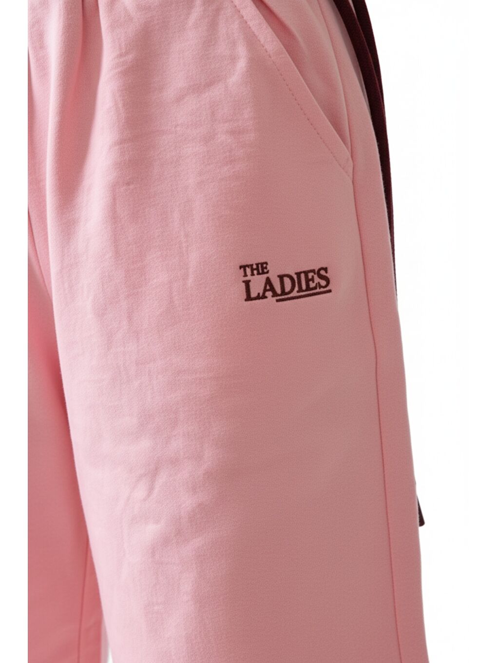 Pembe Kız Çocuk Bol Paça Beli Lastikli Nakışlı Kapri & Bağlamalı 25001-2