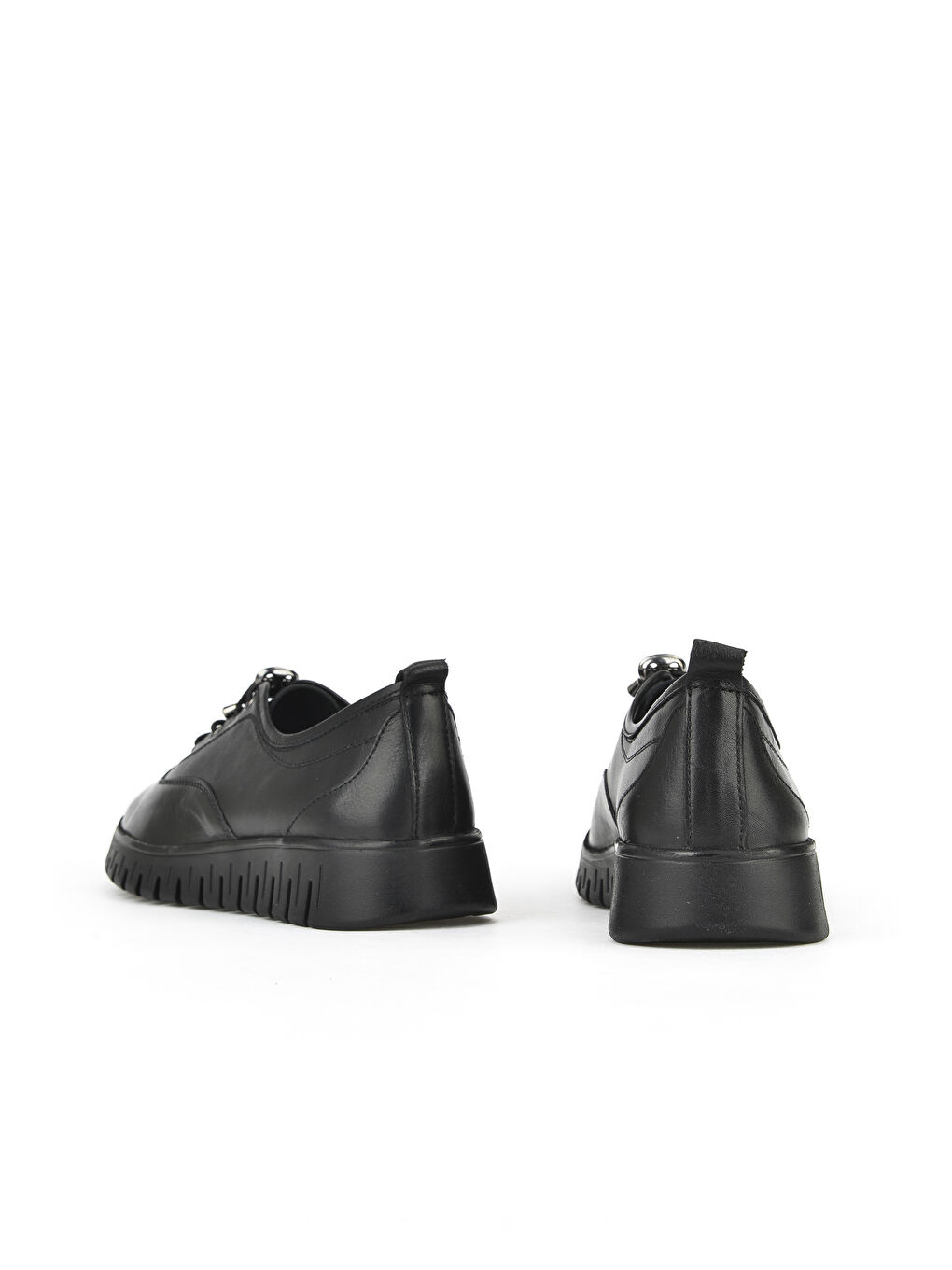 Kadın Hakiki Deri Konfor Ayakkabı 15355Z27671 Siyah-2