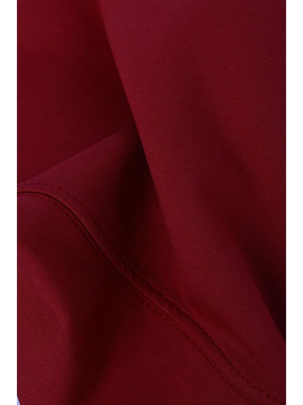 Bordo Çizgili Ribanalı Ve Renkli Çıtçıtlı Kapüşonlu Hırka-7