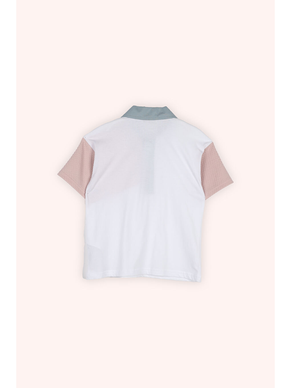 Erkek Çocuk Blok Renkli T-Shirt Mavi-3