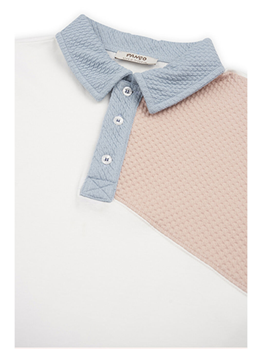 Erkek Çocuk Blok Renkli T-Shirt Mavi-2